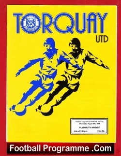 Torquay United v Plymouth Argyle 1978
