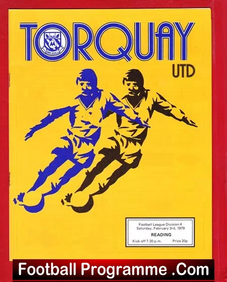 Torquay United v Reading 1979