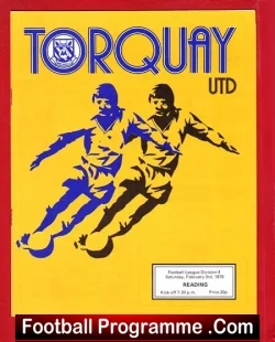 Torquay United v Reading 1979