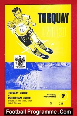 Torquay United v Rotherham United 1969