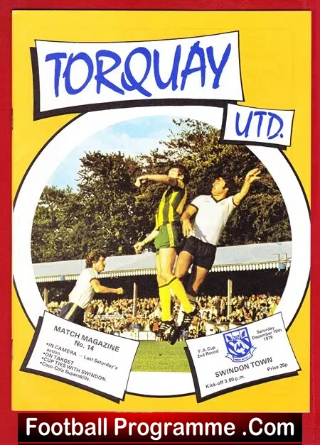 Torquay United v Swindon Town 1979 – FA Cup