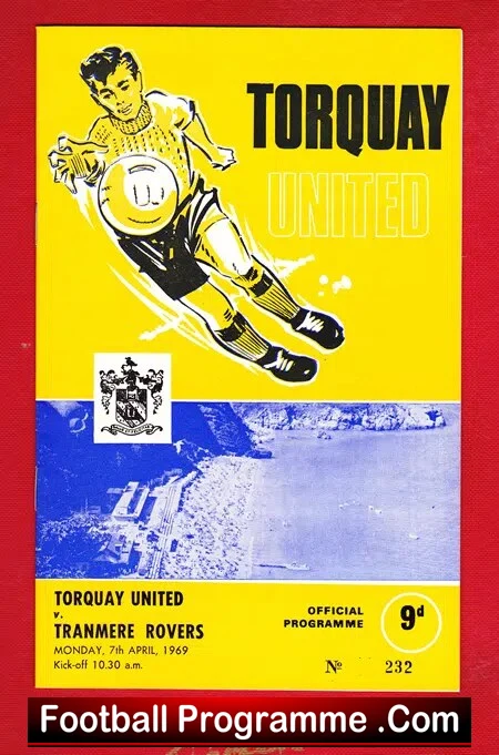 Torquay United v Tranmere Rovers 1969
