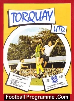 Torquay United v Tranmere Rovers 1980