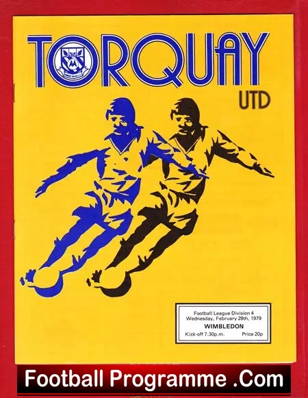 Torquay United v Wimbledon 1979