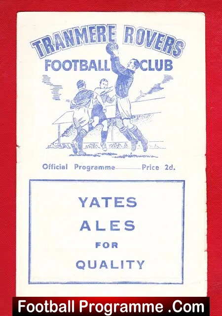 Tranmere Rovers v Barnsley 1955