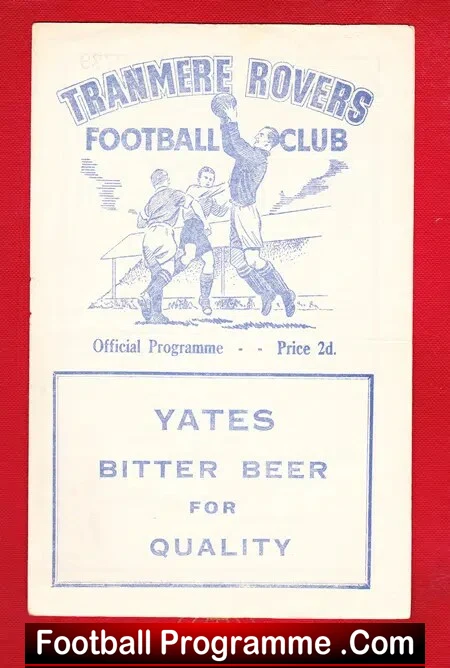 Tranmere Rovers v Darlington 1954