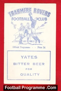 Tranmere Rovers v Darlington 1954