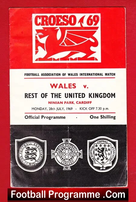 Wales v Rest of the United Kingdom UK 1969 + Gerge Best