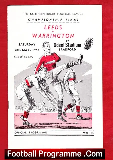 Warrington Rugby v Leeds 1960 – Championship Cup Final