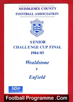 Wealdstone v Enfield 1985 – Middlesex Senior Cup Final