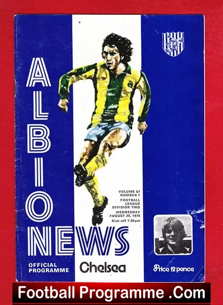 West Bromwich Albion v Chelsea 1975