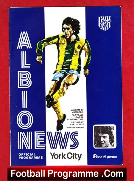 West Bromwich Albion v York City 1975