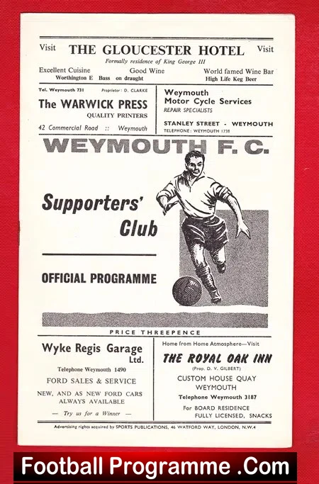 Weymouth v Chelmsford City 1962