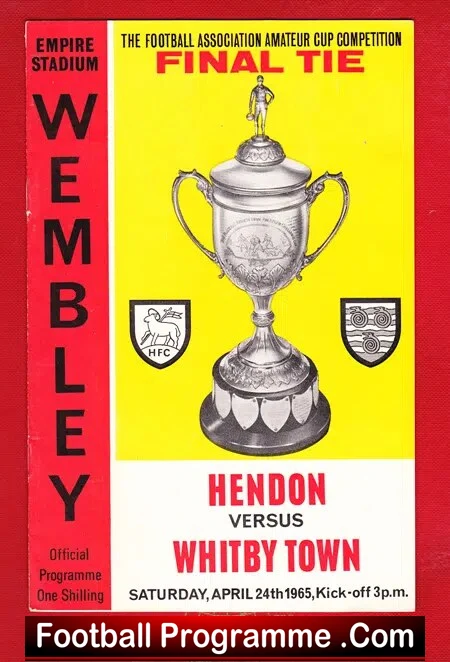 Whitby Town v Hendon 1965 – Amateur Cup Final Wembley