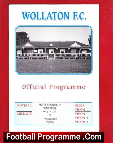 Wollaton v Eastwood Town 2000 – Notts Senior Cup Semi Final