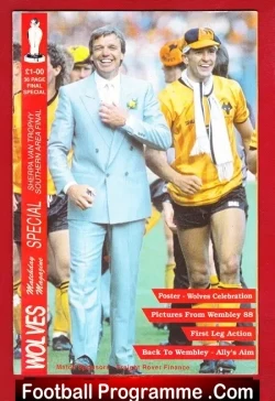 Wolves Wolverhampton v Torquay United 1988 - Cup Final Souvenir - football programme