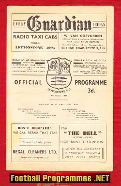 Leytonstone v St Albans City 1960
