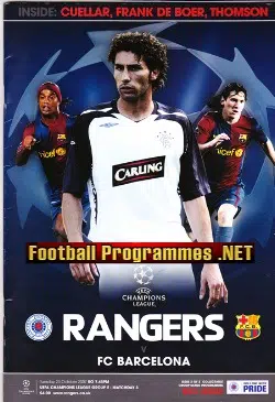 Glasgow Rangers v Barcelona 2007 - Champions League