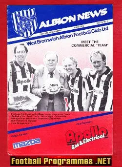 West Bromwich Albion v SC Mazda 1987 - Japan Football Team