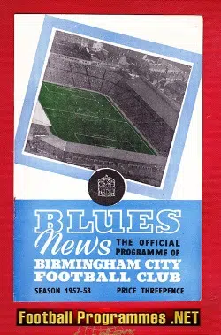 Birmingham City v Sampdoria 1957
