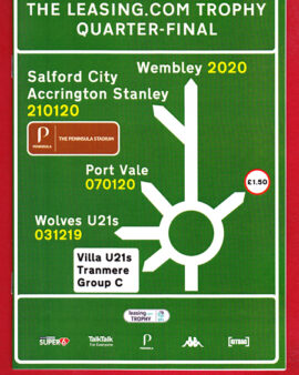 Salford City v Accrington Stanley 2020 – Plus Wolves + Port Vale