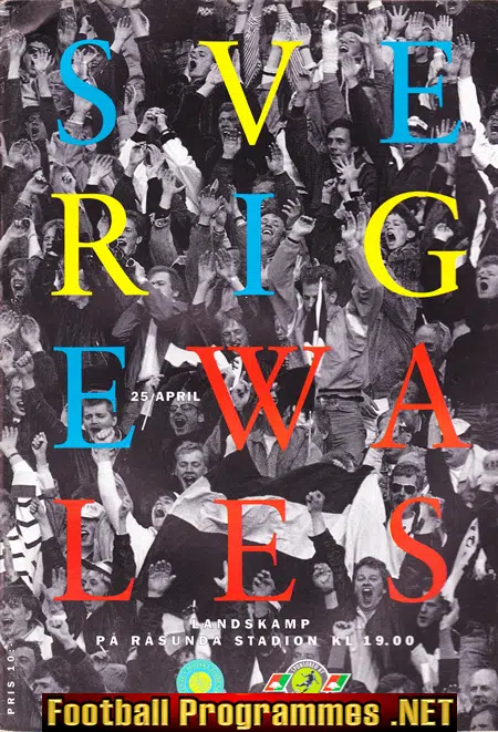 Sweden v Wales 1990 – Friendly Match