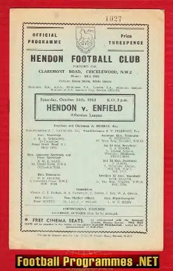 Hendon v Enfield 1961