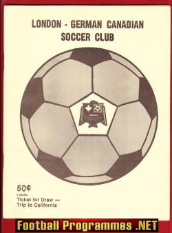 Germany Canada v Forfar Athletic 1980 – International Soccer