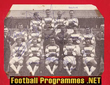 Queens Park Rangers QPR Football Club Team Squad Multi Signed 70