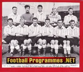 Lincoln City Football Club Team Squad Multi Signed 1950s
