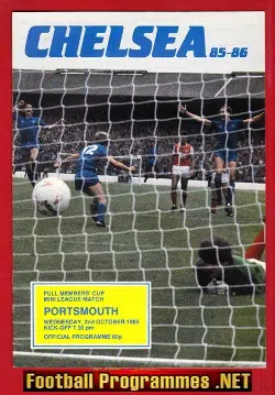 Chelsea v Portsmouth 1985 - Full Members Cup