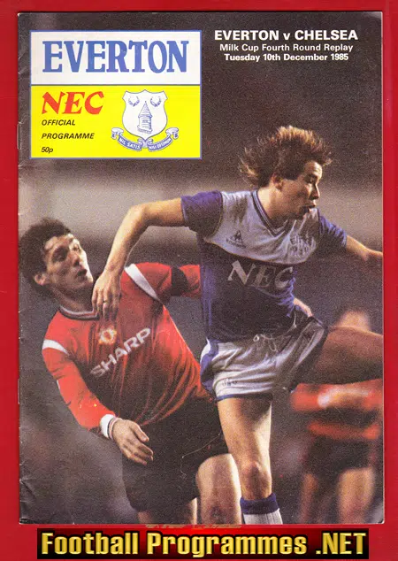 Everton v Chelsea 1985 - League Cup Replay
