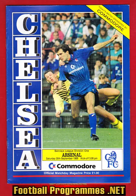 Chelsea v Arsenal 1989
