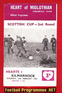 Heart Of Midlothian v Kilmarnock 1960 - Scottish League Cup