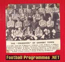 Grimsby Town Multi Signed Team Squad Picture 1950s