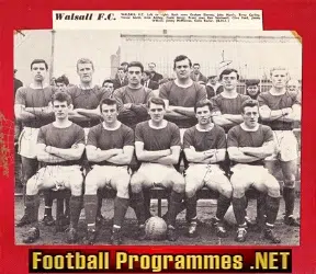 Walsall Football Club Multi Signed Team Squad Picture 1960s