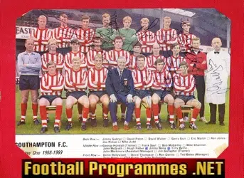 Southampton Football Club Multi Signed Team Picture 1968