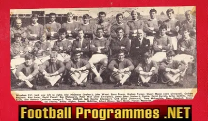 Wrexham Football Club Multi Signed Team Squad Picture 1960s