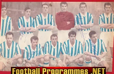 Huddersfield Town Football Multi Signed Team Squad Picture 1950s