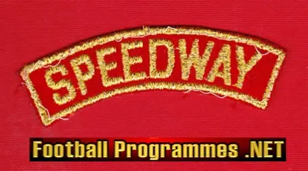 Speedway Cloth Patch Badge 1980s