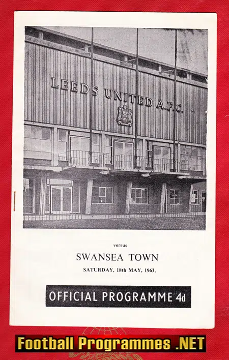 Leeds United v Swansea Town 1963