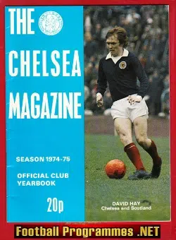 Chelsea Football Club Official Yearbook Handbook 1974 - 1975