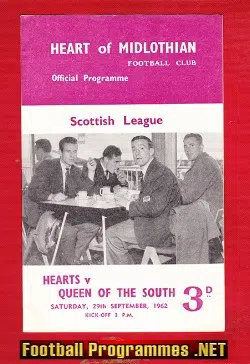 Heart Of Midlothian v Queen Of The South 1962