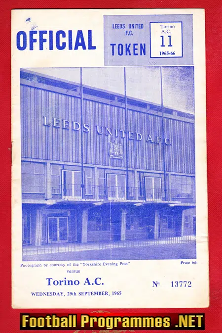 Leeds United v AC Torino 1965 - Friendly Match