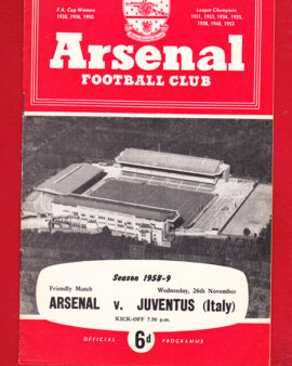 Arsenal v Juventus 1958 – Friendly Game