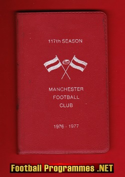 Manchester Rugby Football Club Diary Book 1976 – 1977