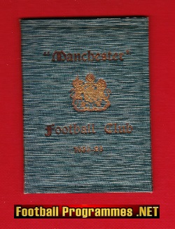 Manchester Rugby Football Club Season Ticket Book 1922 – 1923