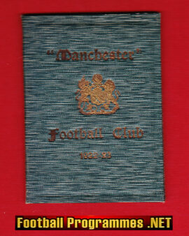 Manchester Rugby Football Club Season Ticket Book 1922 – 1923