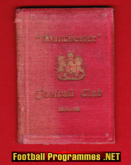 Manchester Rugby Football Club Season Ticket Book 1924 – 1925