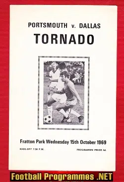 Portsmouth v Dallas Tornado 1969 – Friendly American Soccer USA